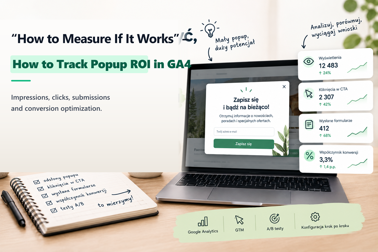 "I Don't Know How to Measure If It Works" – How to Track Popup Effectiveness in GA4